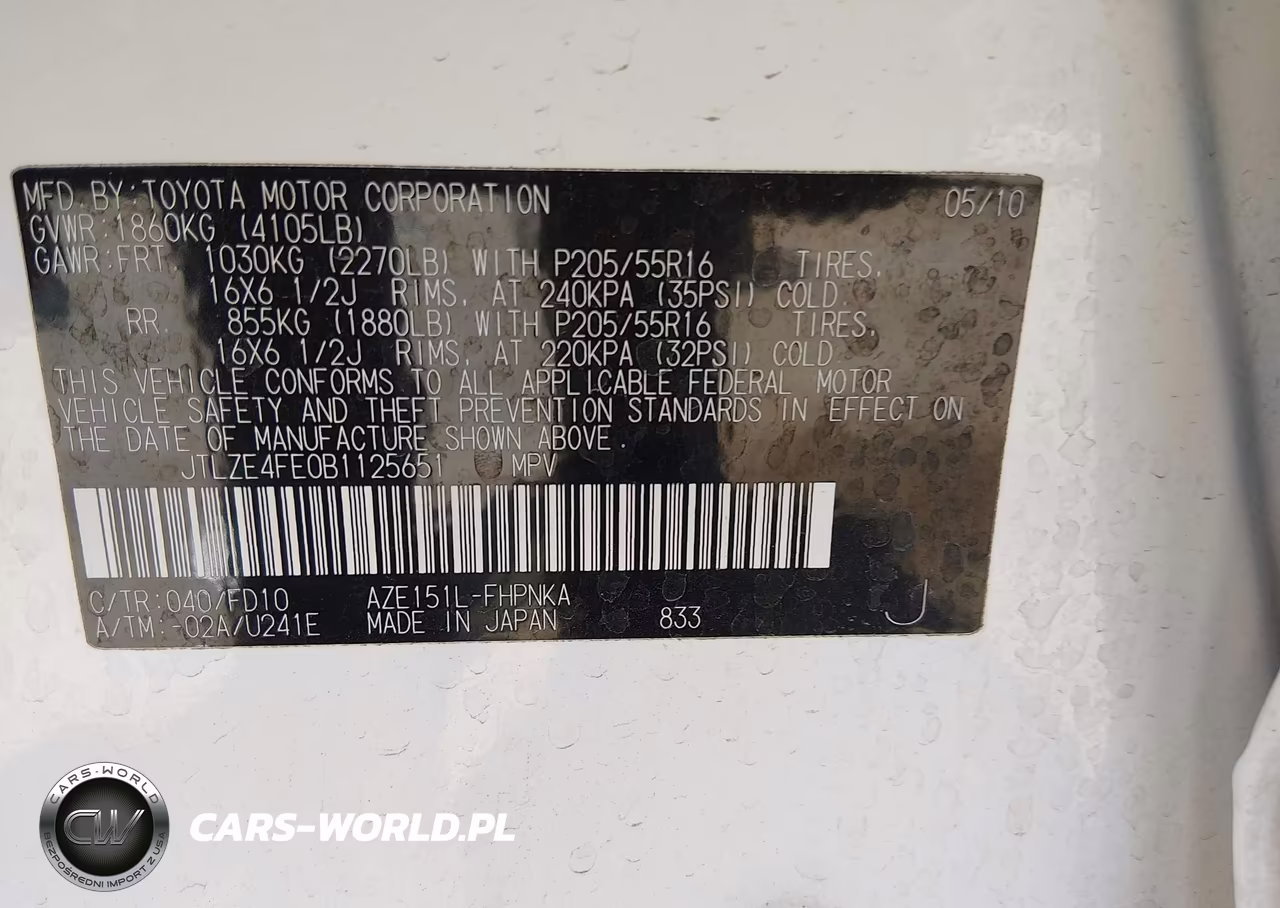 2011 Scion Xb VIN:JTLZE4FE0B1125651 - 9