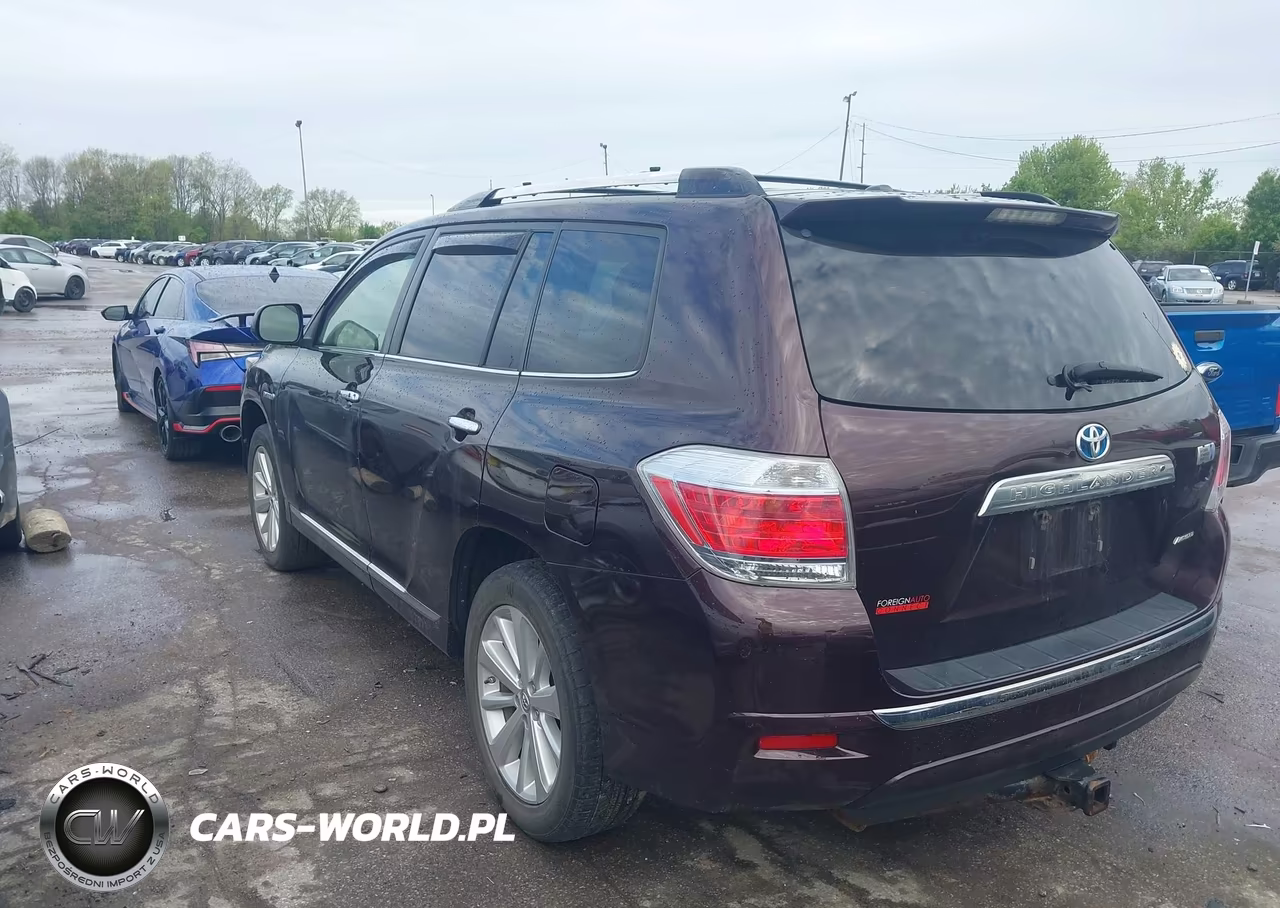 2012 Toyota Highlander Hybrid Limited V6 VIN:JTEDC3EH6C2008343 - 3
