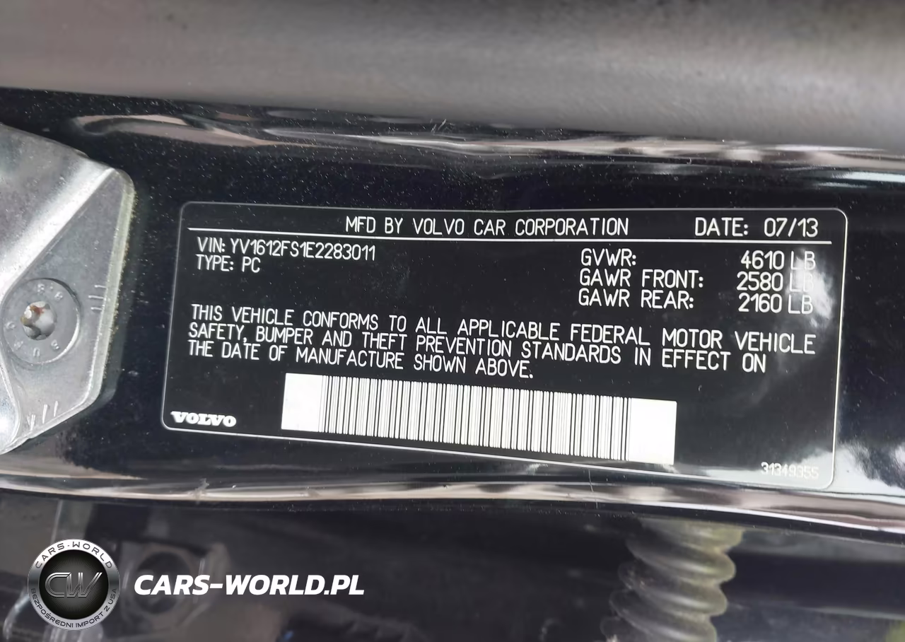 2014 Volvo S60 T5 VIN:YV1612FS1E2283011 - 9