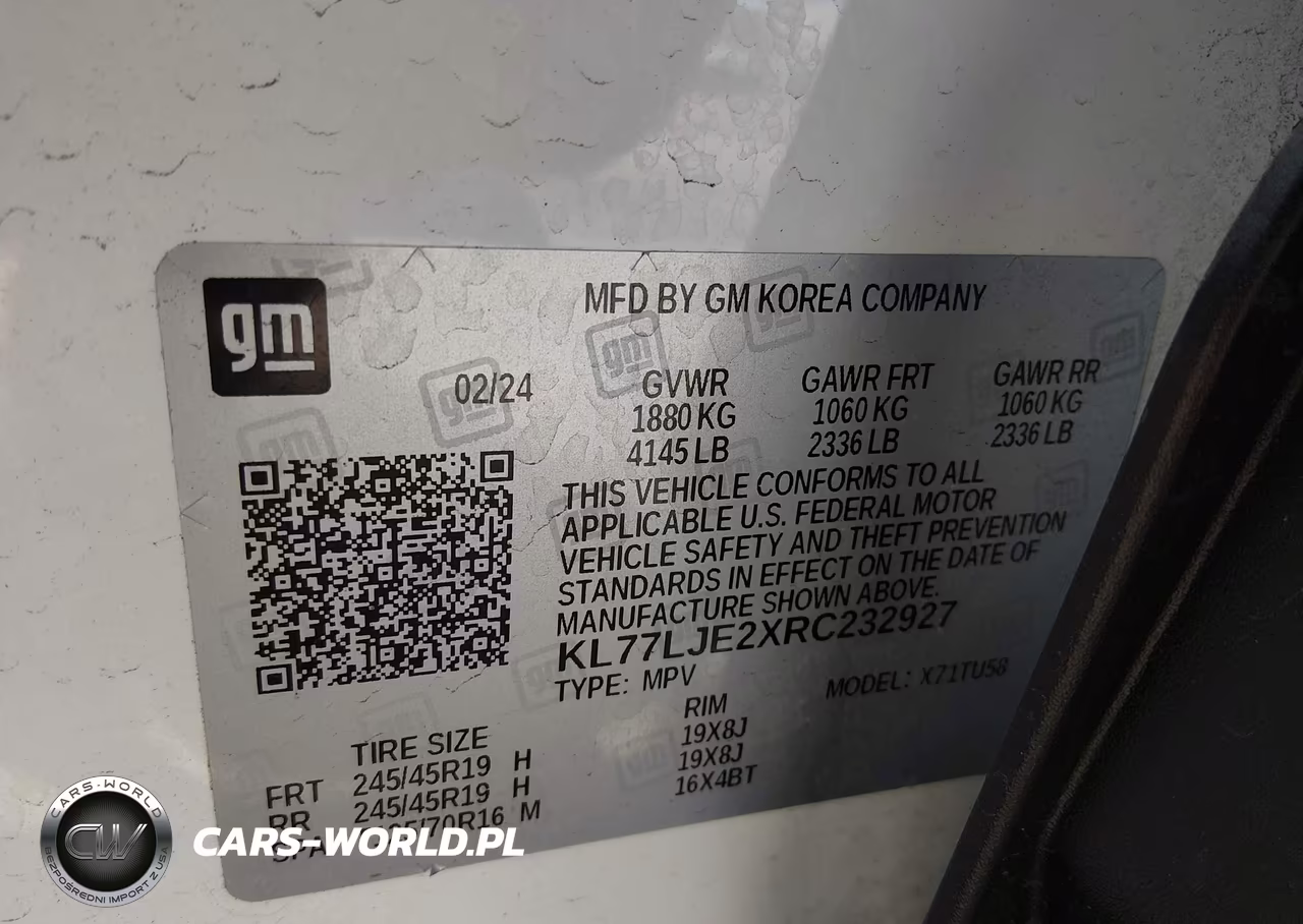 2024 Chevrolet Trax Fwd 2Rs VIN:KL77LJE2XRC232927 - 9
