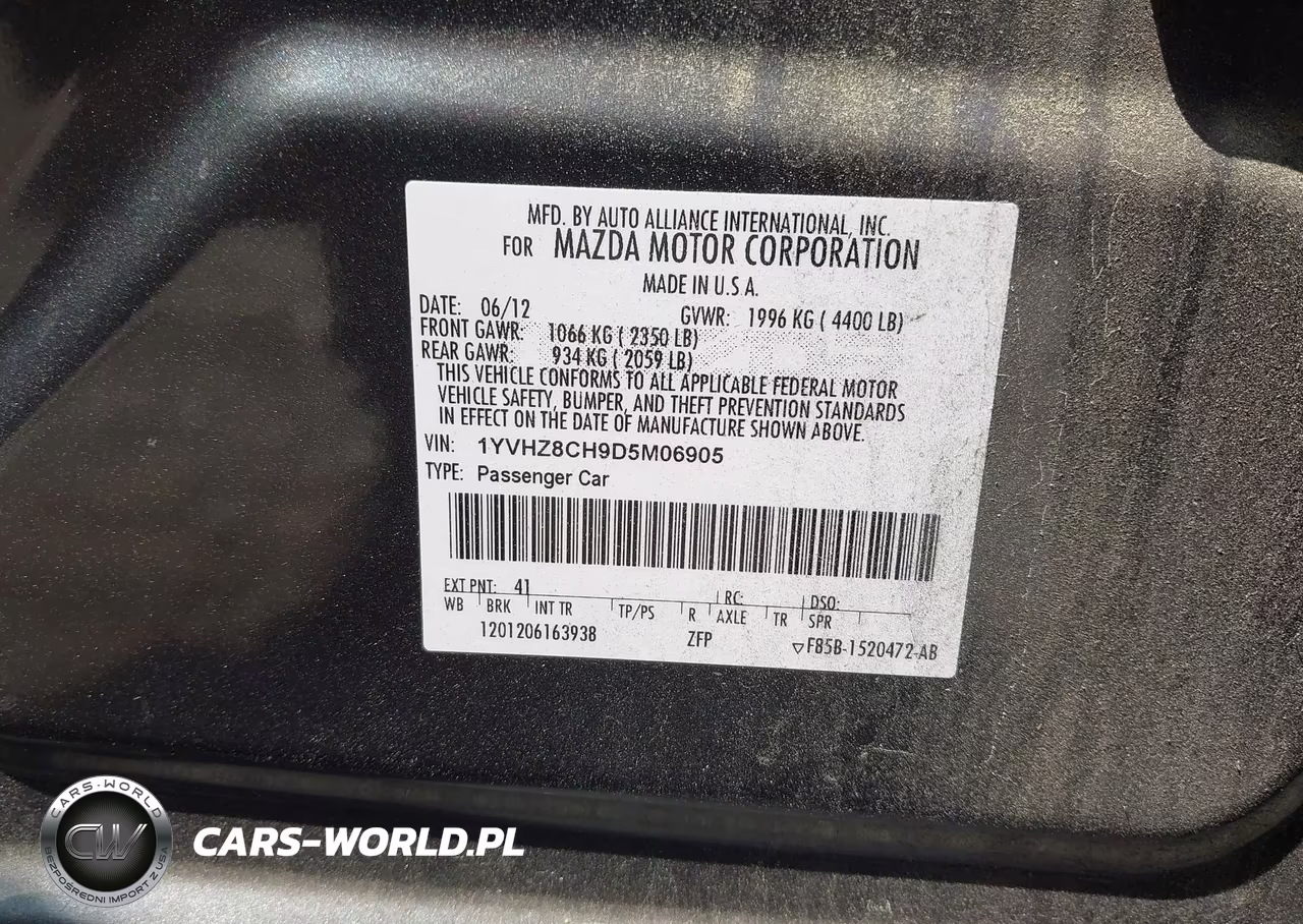 2013 Mazda Mazda6 I Grand Touring VIN:1YVHZ8CH9D5M06905 - 9