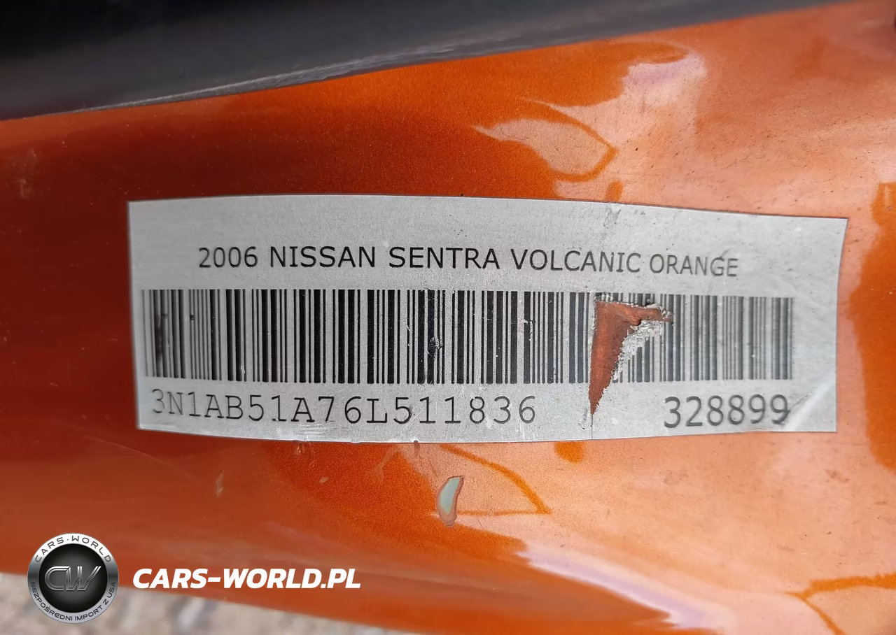 2006 Nissan Sentra Se-R Spec V VIN:3N1AB51A76L511836 - 9