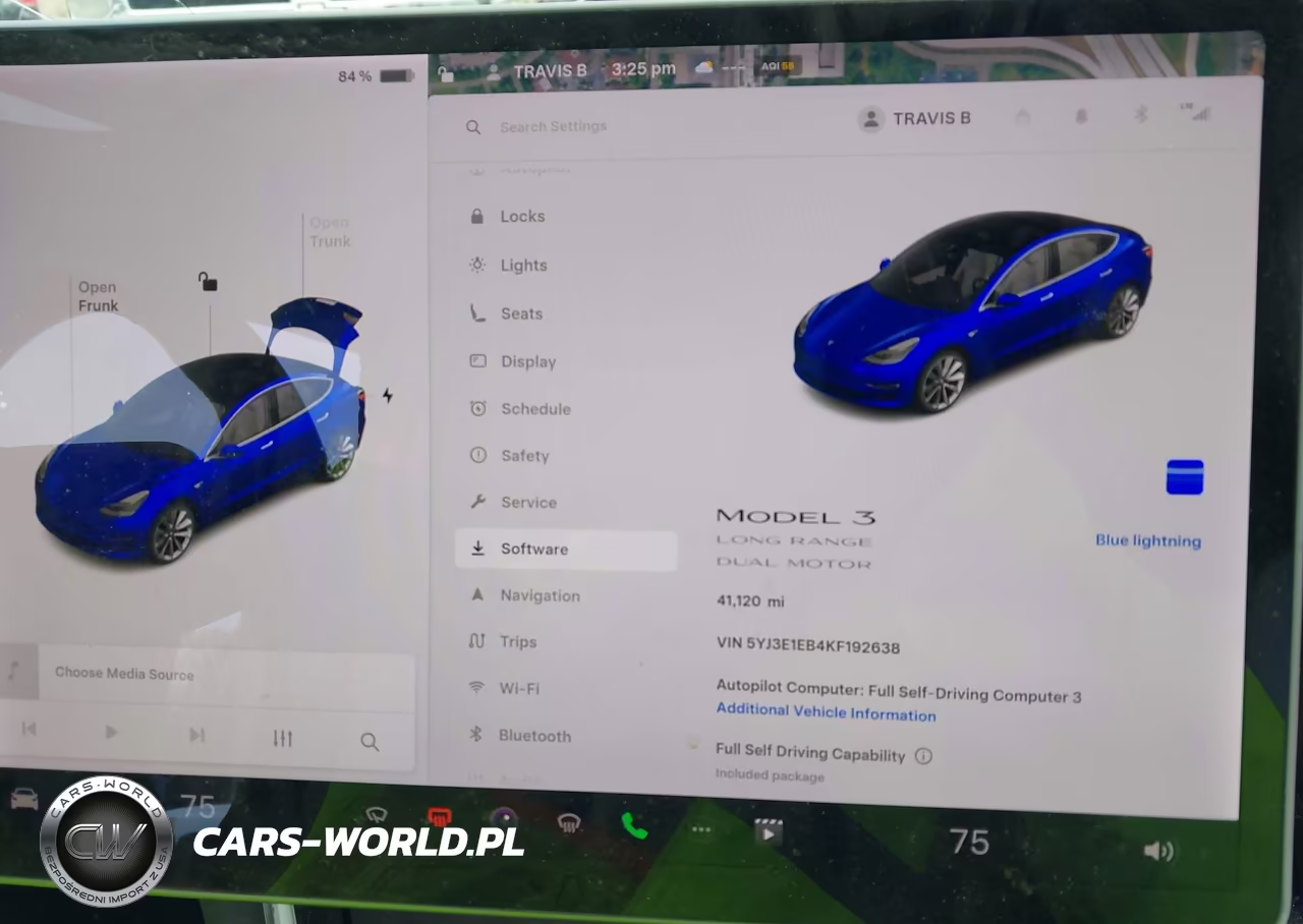 2019 Tesla Model 3 Long Range-Performance VIN:5YJ3E1EB4KF192638 - 7