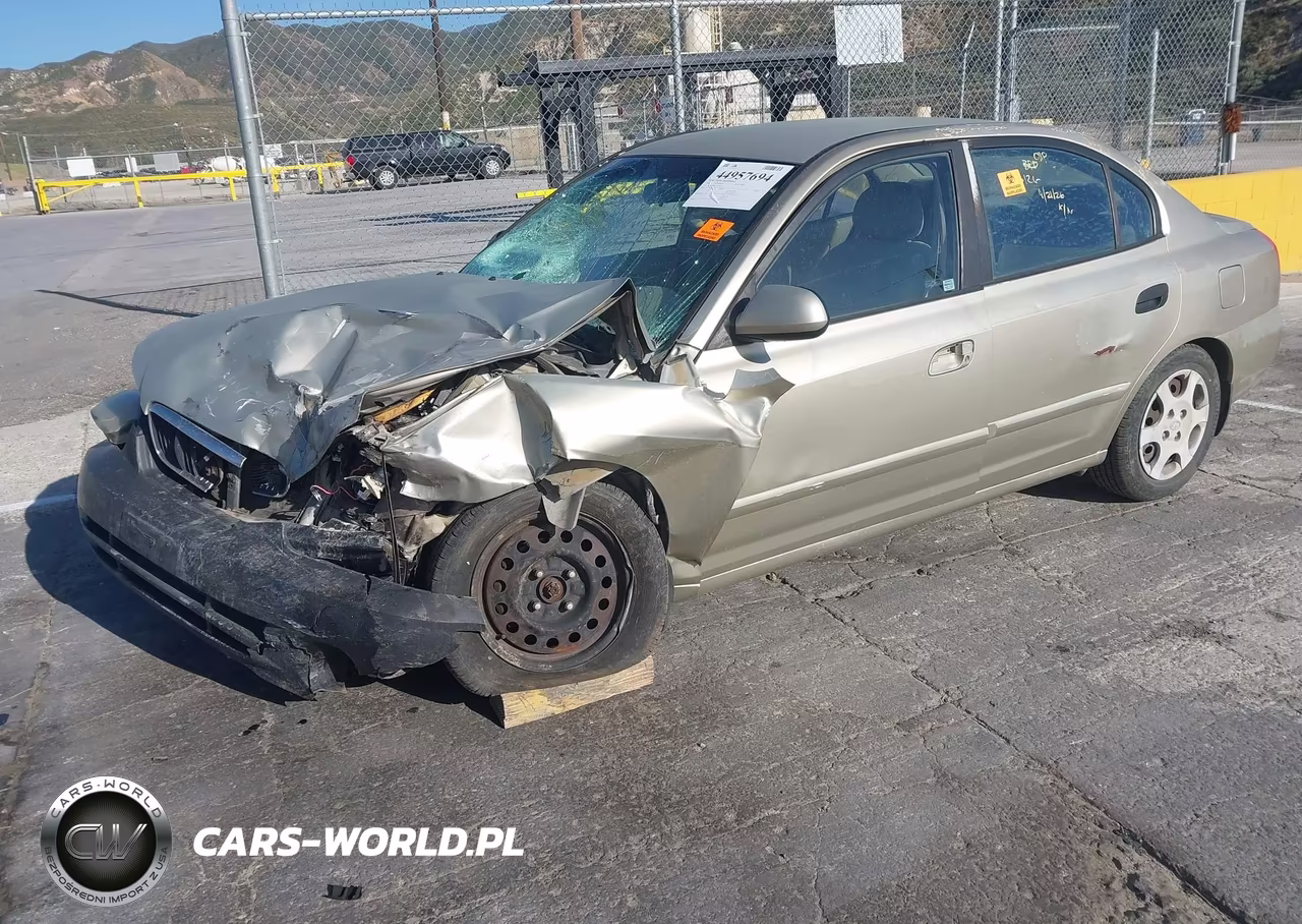 2001 Hyundai Elantra Gls VIN:KMHDN45D11U182349 - 2