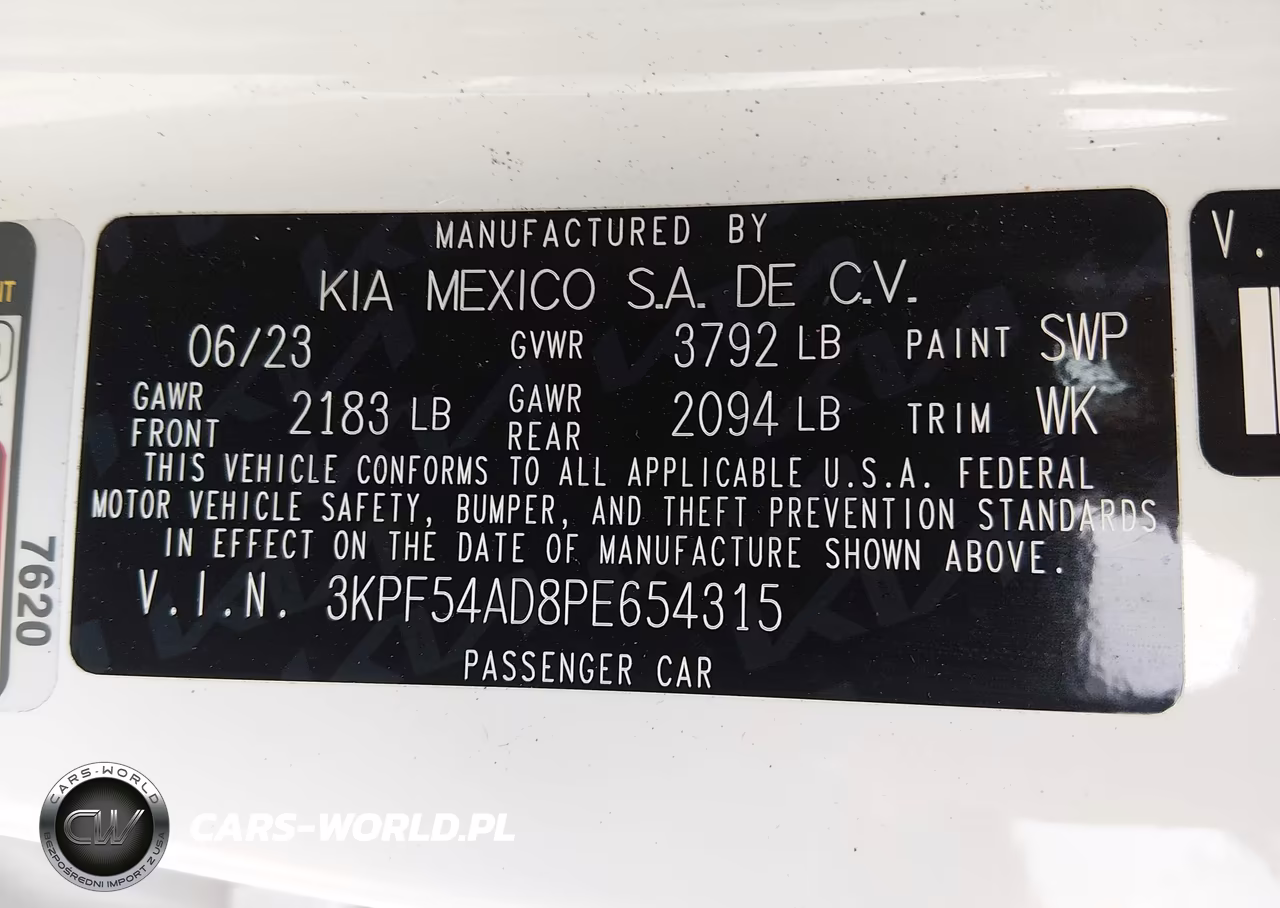 2023 Kia Forte Gt-Line VIN:3KPF54AD8PE654315 - 9