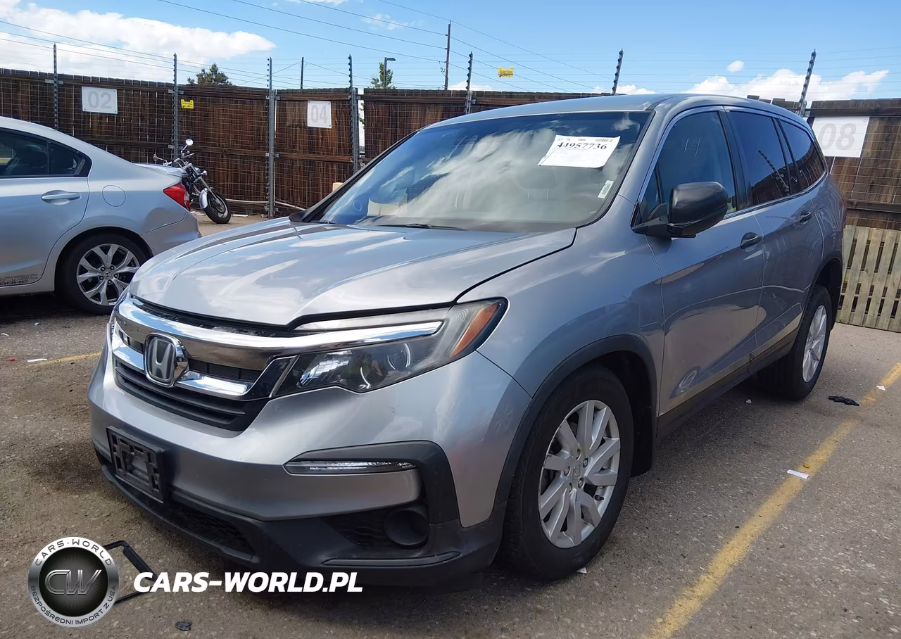 2019 Honda Pilot Lx VIN:5FNYF6H14KB097662 - 2