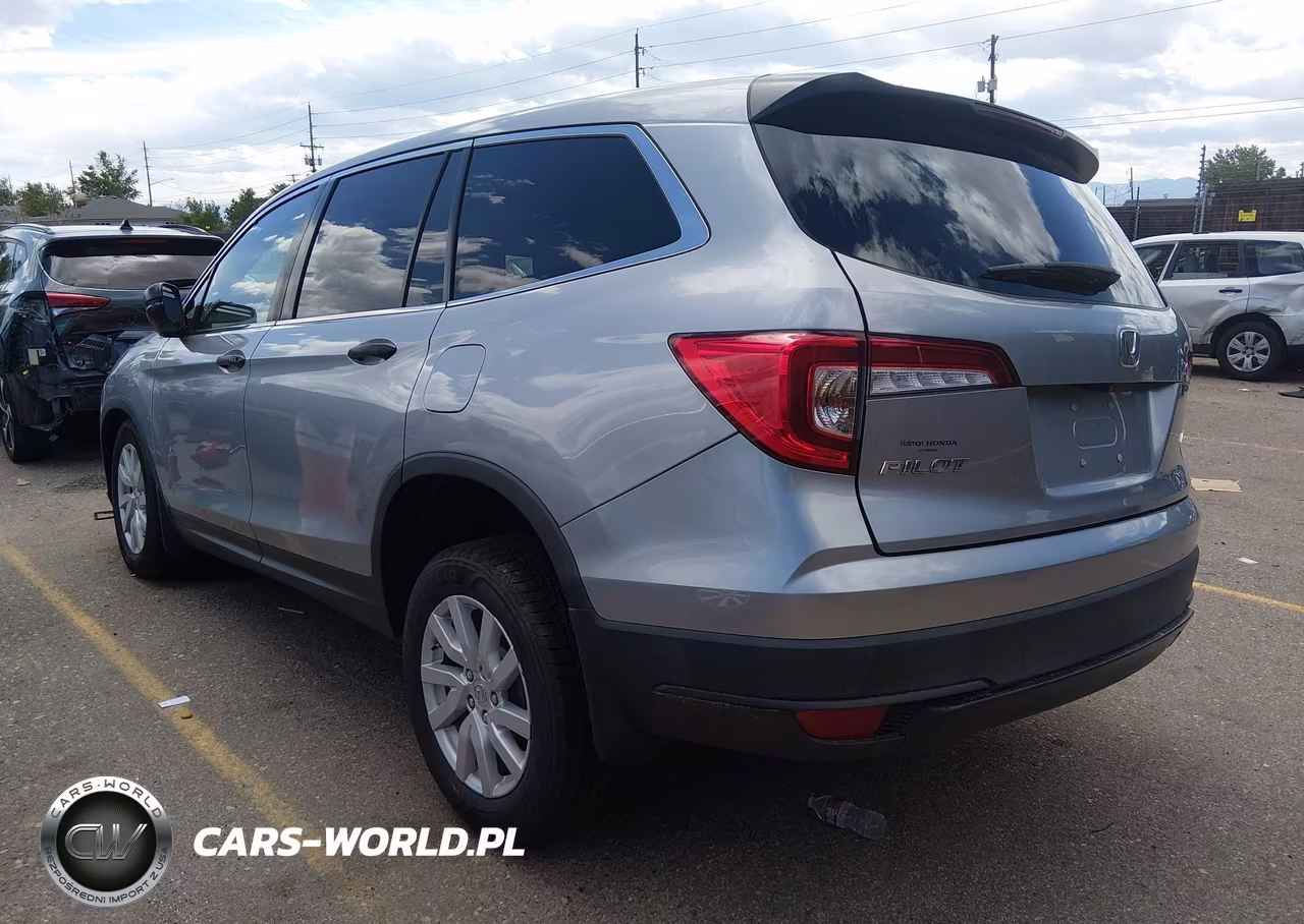 2019 Honda Pilot Lx VIN:5FNYF6H14KB097662 - 3