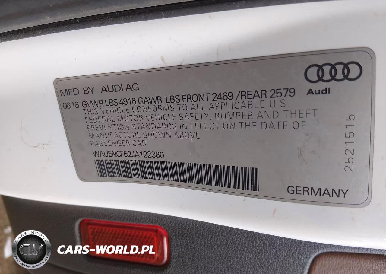 2018 Audi A5 2.0T Premium VIN:WAUENCF52JA122380 - 9