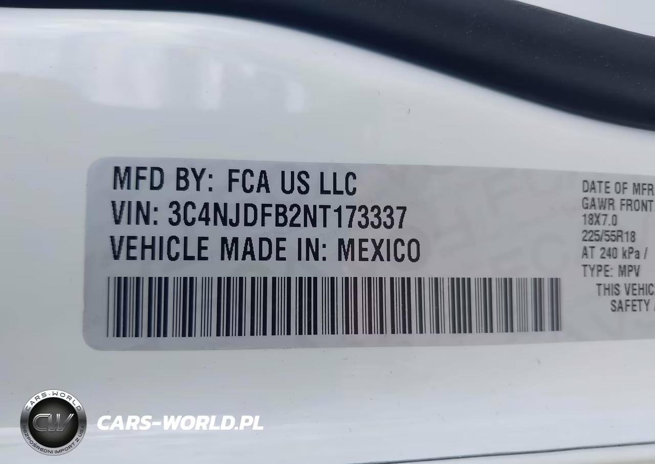 2022 Jeep Compass Latitude Lux 4X4 VIN:3C4NJDFB2NT173337 - 9