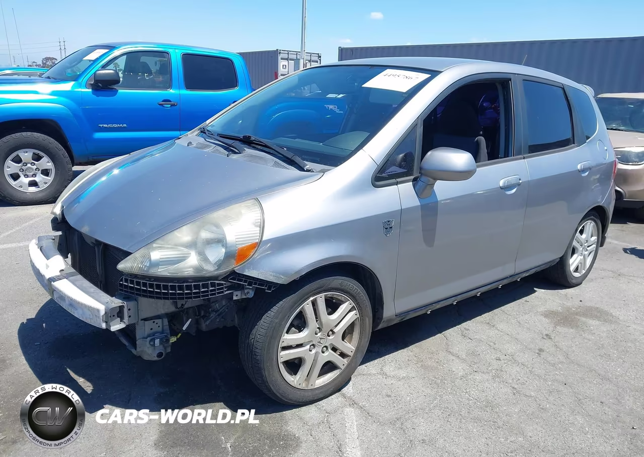 2007 Honda Fit Sport VIN:JHMGD38697S018166 - 2