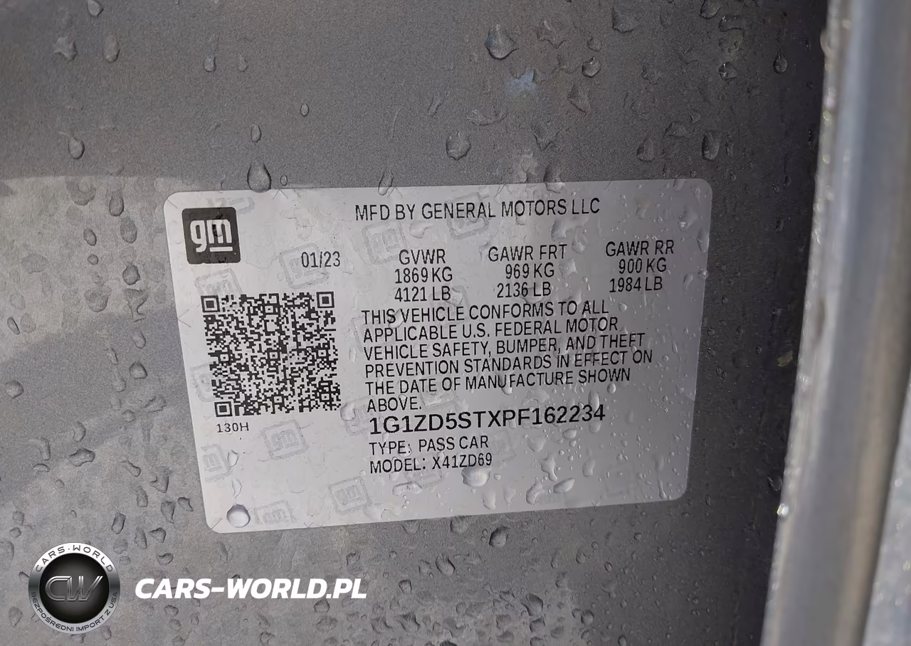 2023 Chevrolet Malibu Fwd 1Lt VIN:1G1ZD5STXPF162234 - 9
