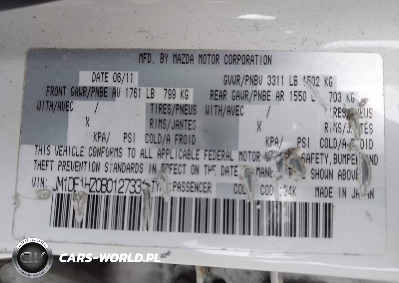 2011 Mazda Mazda2 Sport VIN:JM1DE1HZ0B0127331 - 9
