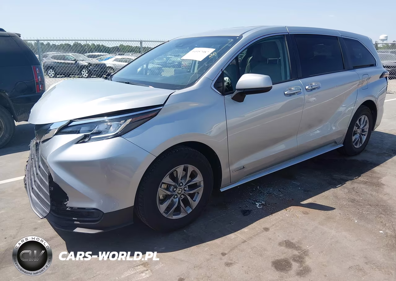 2021 Toyota Sienna Le VIN:5TDKRKEC7MS044173 - 2