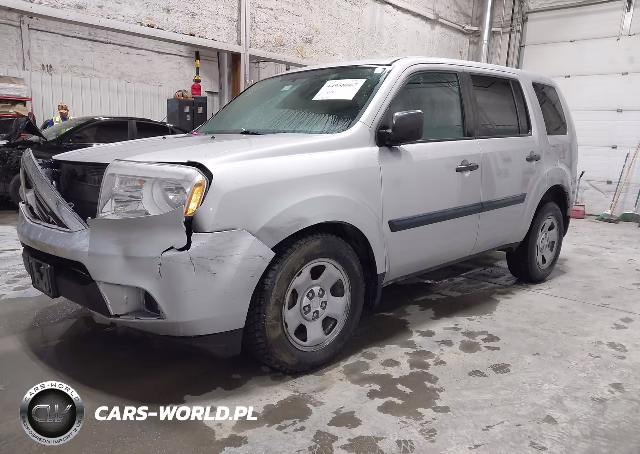 2014 Honda Pilot Lx VIN:5FNYF4H28EB047378 - 2