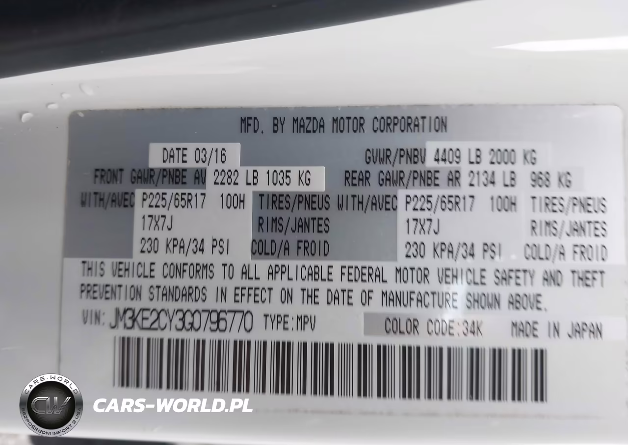 2016 Mazda Cx-5 Touring VIN:JM3KE2CY3G0796770 - 9