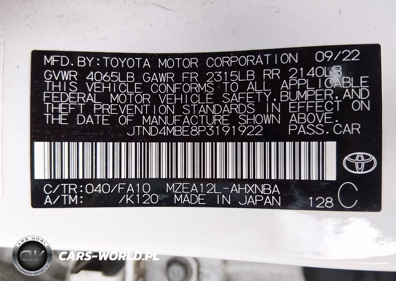 2023 Toyota Corolla Se VIN:JTND4MBE8P3191922 - 9
