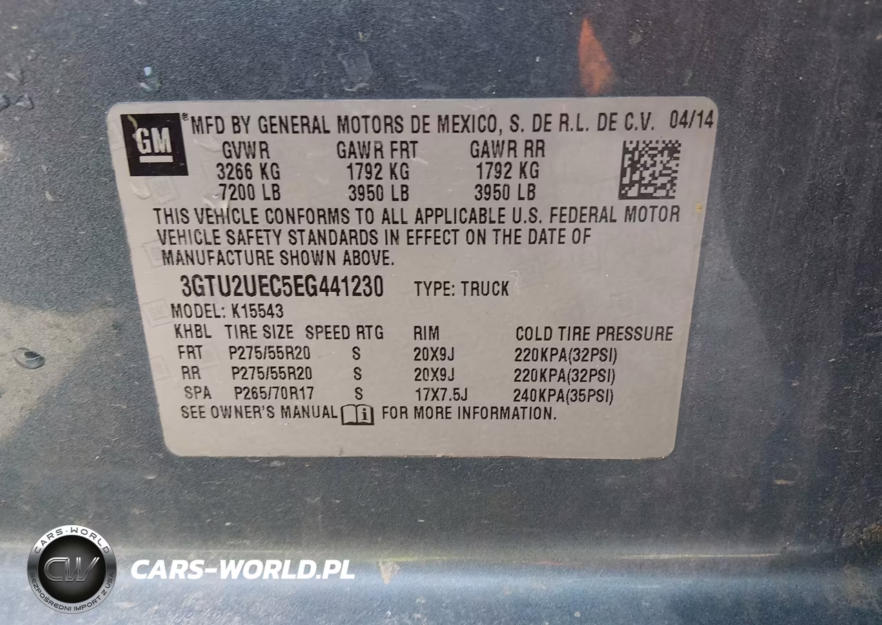 2014 GMC Sierra 1500 Sle VIN:3GTU2UEC5EG441230 - 9