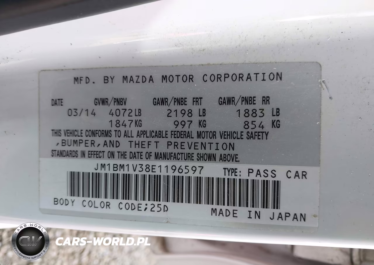 2014 Mazda Mazda3 S Touring VIN:JM1BM1V38E1196597 - 9