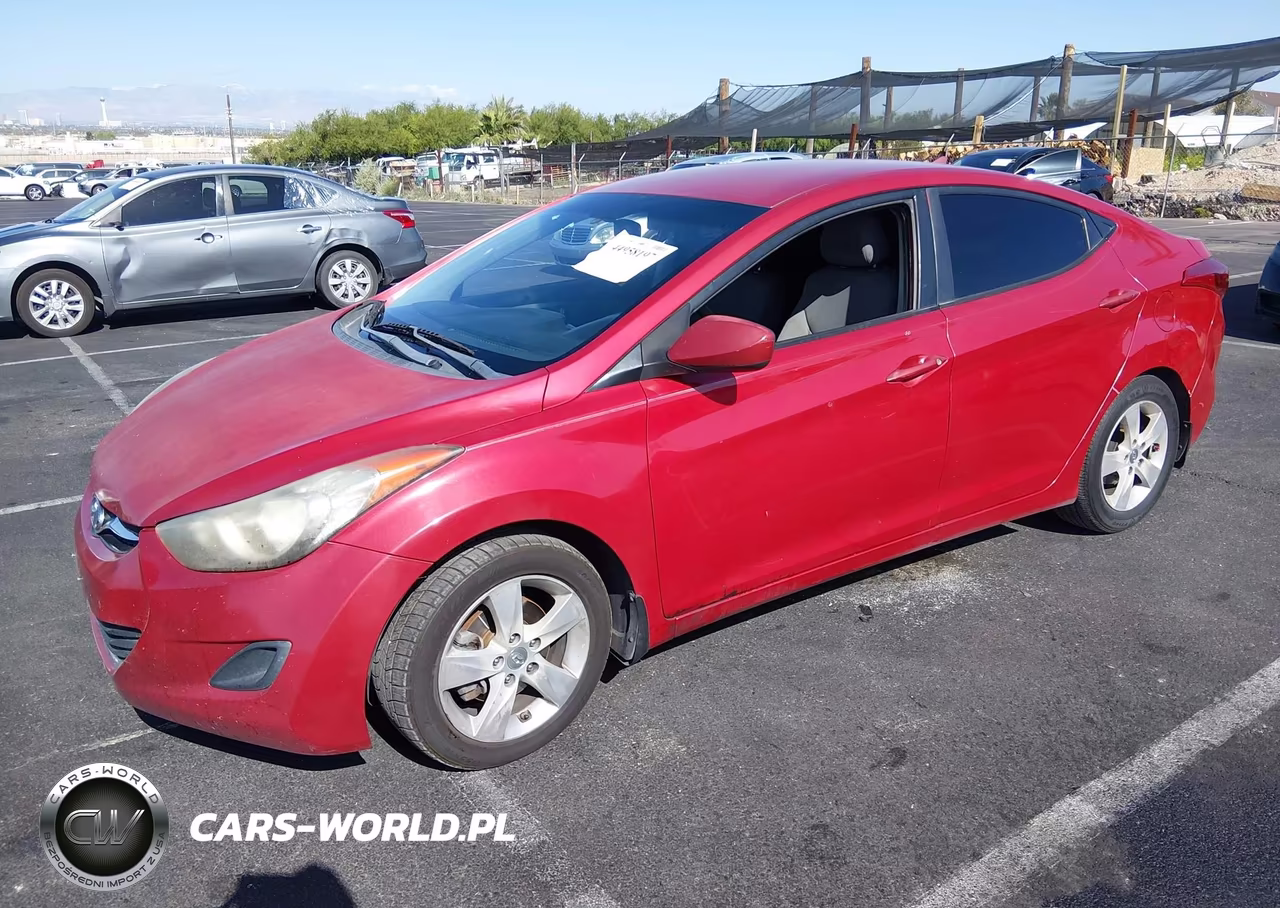 2013 Hyundai Elantra Gls VIN:KMHDH4AE5DU939117 - 2