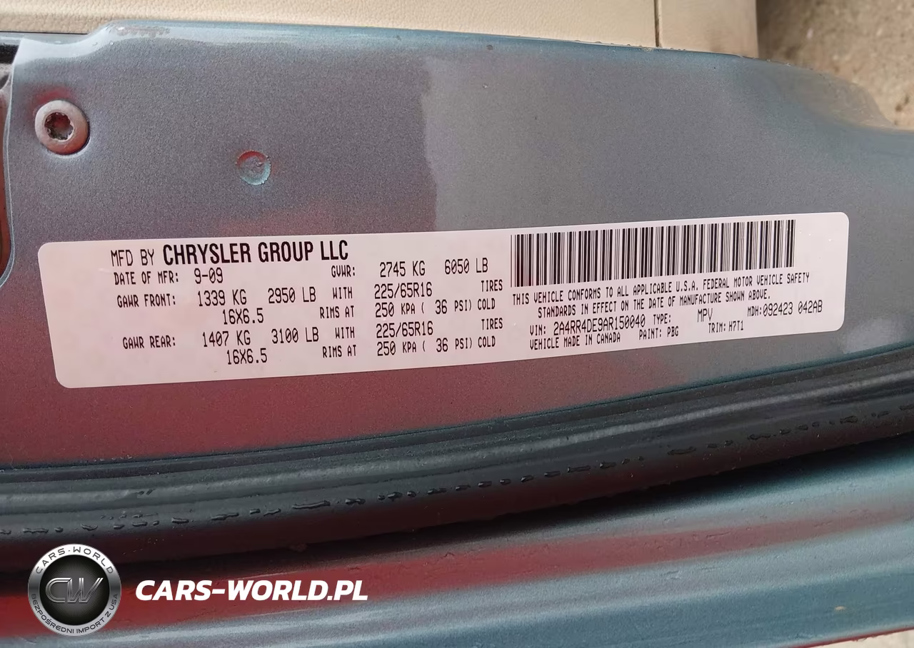 2010 Chrysler Town & Country Lx VIN:2A4RR4DE9AR150040 - 9