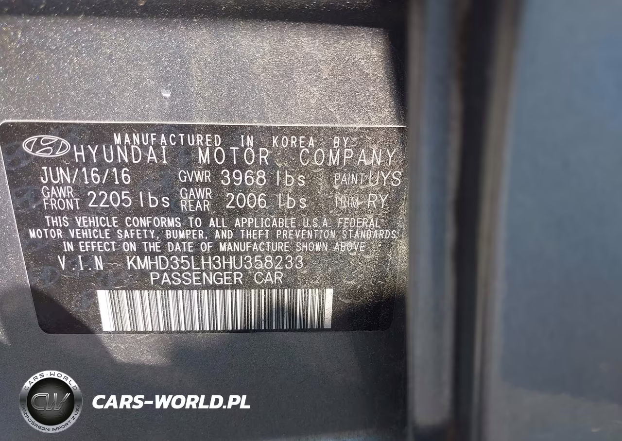 2017 Hyundai Elantra Gt VIN:KMHD35LH3HU358233 - 9