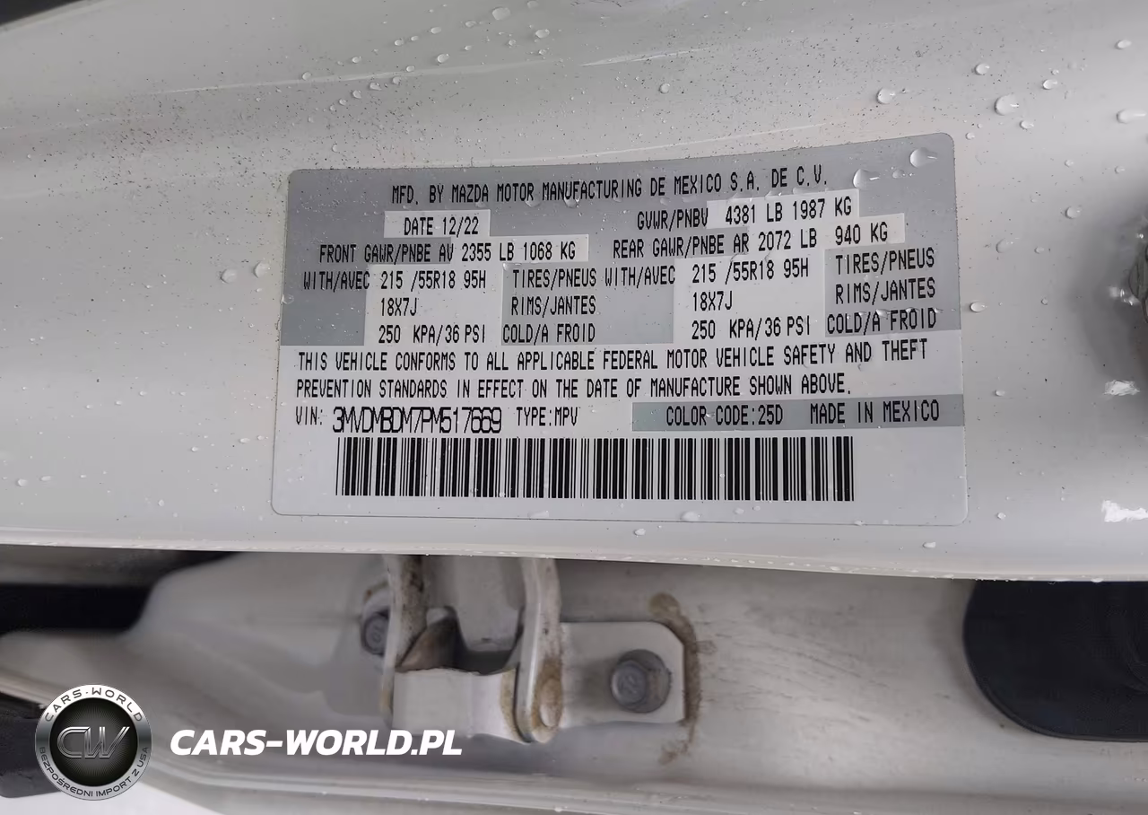 2023 Mazda Cx-30 2.5 S Premium VIN:3MVDMBDM7PM517669 - 9