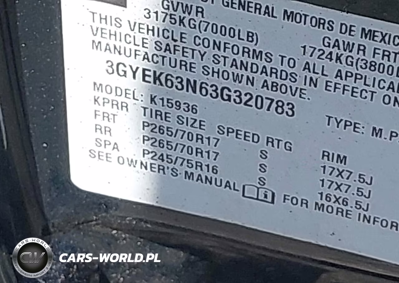 2003 Cadillac Escalade Ext Standard VIN:3GYEK63N63G320783 - 9