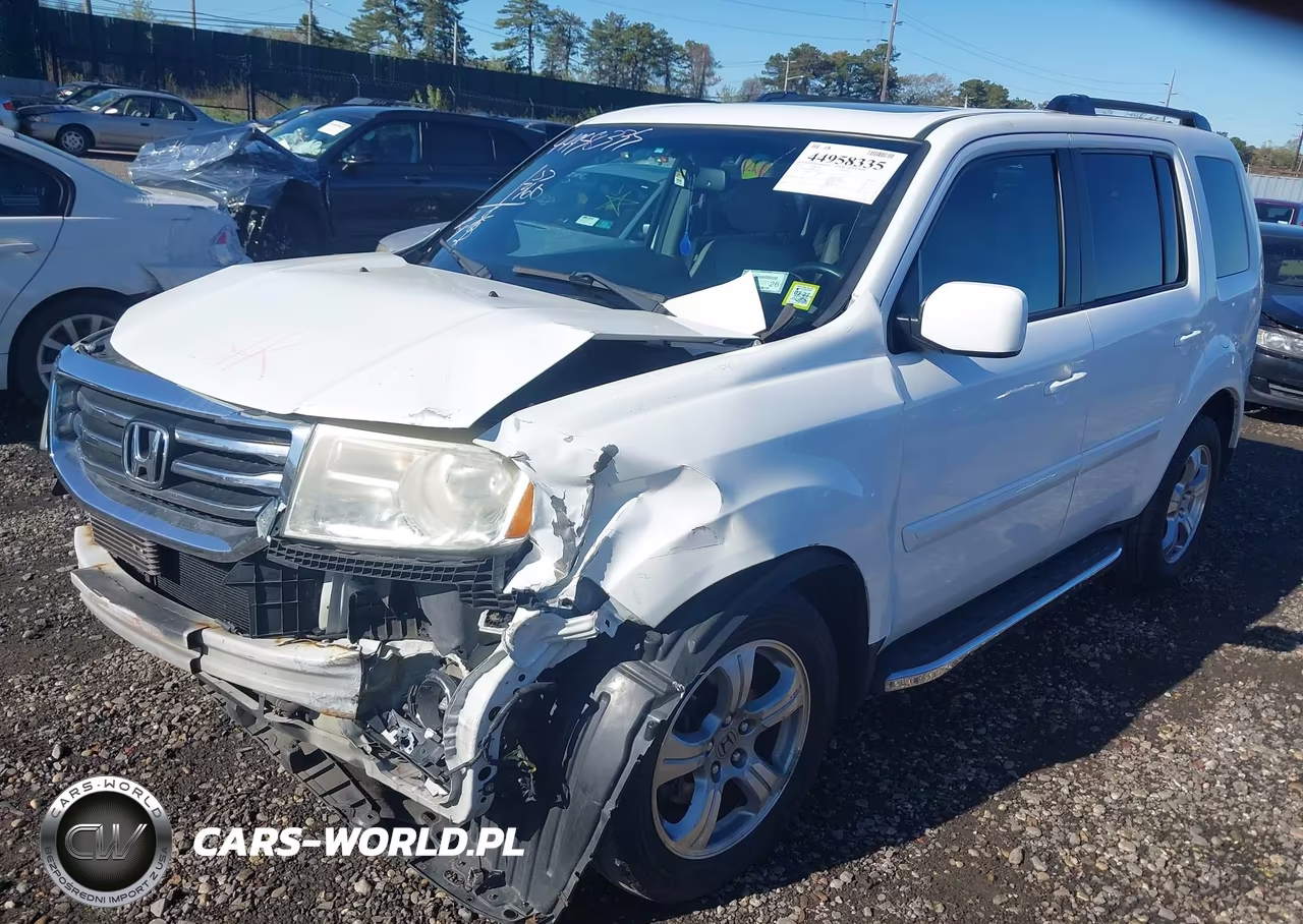 2013 Honda Pilot Ex-L VIN:5FNYF4H58DB012445 - 2