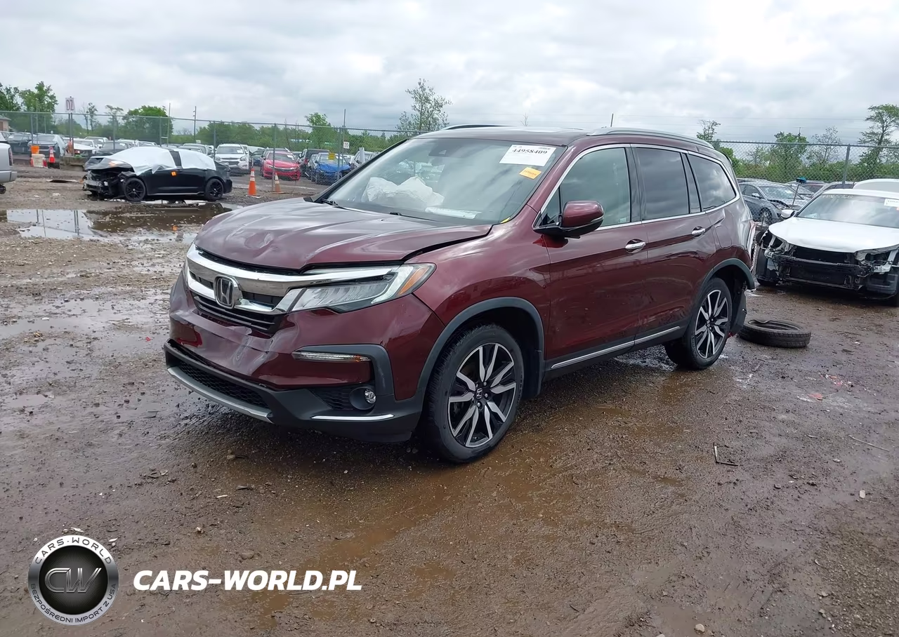2021 Honda Pilot Awd Touring 8 Passenger VIN:5FNYF6H96MB085201 - 2
