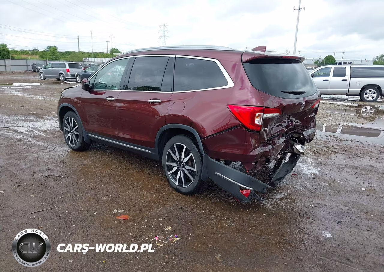 2021 Honda Pilot Awd Touring 8 Passenger VIN:5FNYF6H96MB085201 - 3