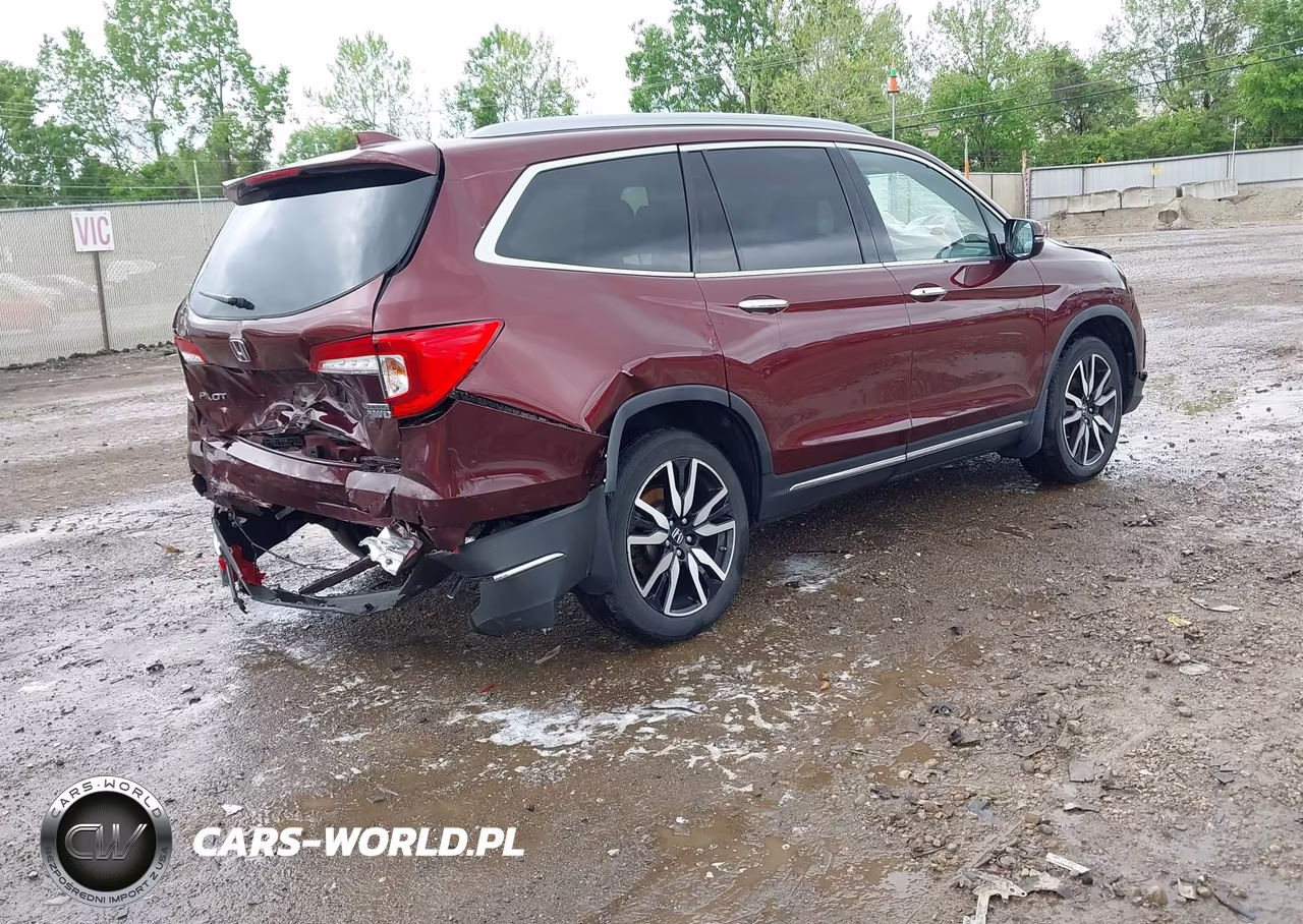 2021 Honda Pilot Awd Touring 8 Passenger VIN:5FNYF6H96MB085201 - 4