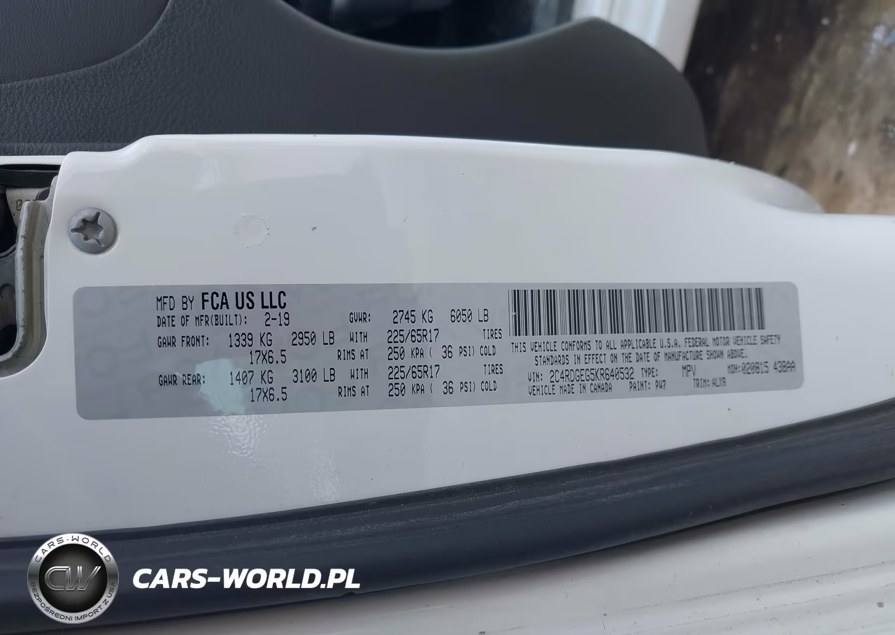 2019 Dodge Grand Caravan Gt VIN:2C4RDGEG5KR640532 - 9