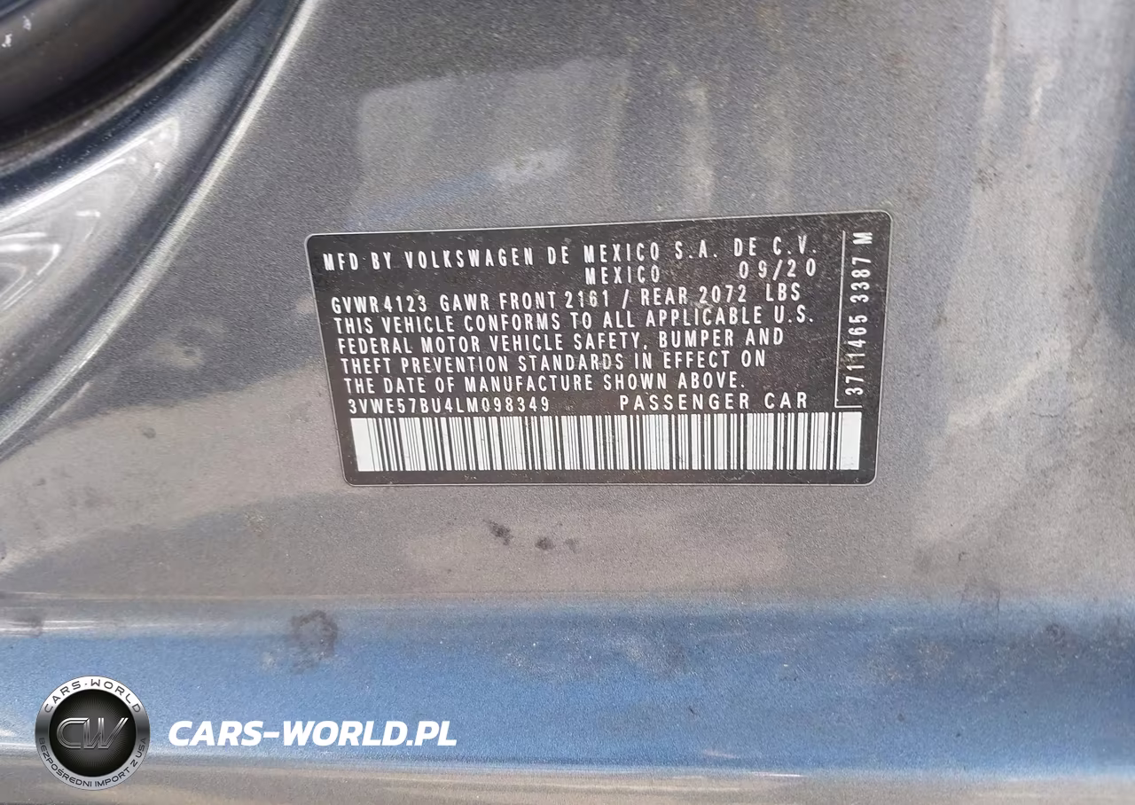 2020 Volkswagen Jetta 1.4T Sel VIN:3VWE57BU4LM098349 - 9