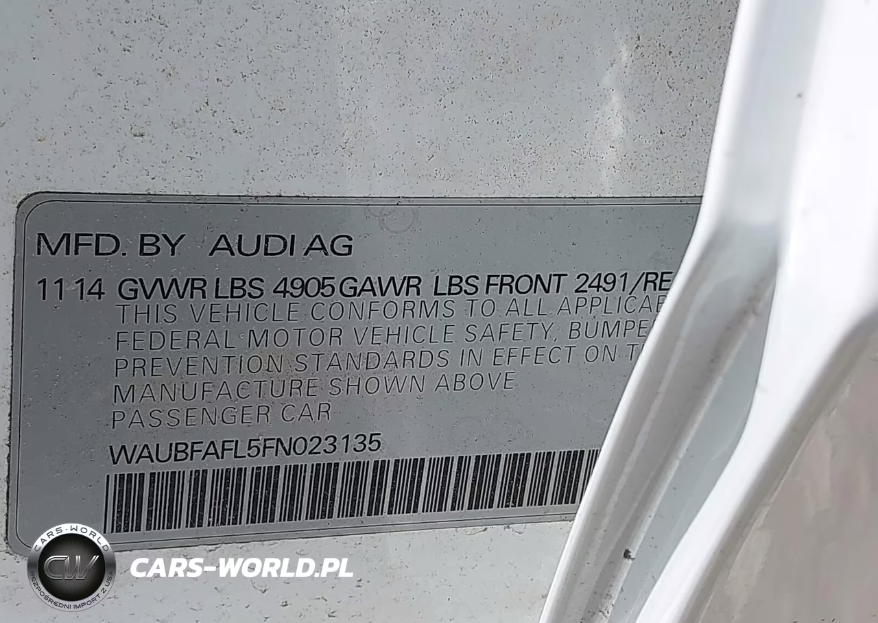 2015 Audi A4 2.0T Premium VIN:WAUBFAFL5FN023135 - 9