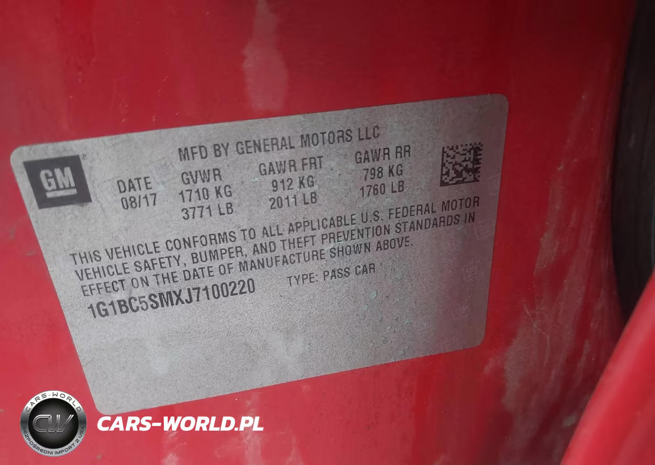 2018 Chevrolet Cruze Ls Auto VIN:1G1BC5SMXJ7100220 - 9