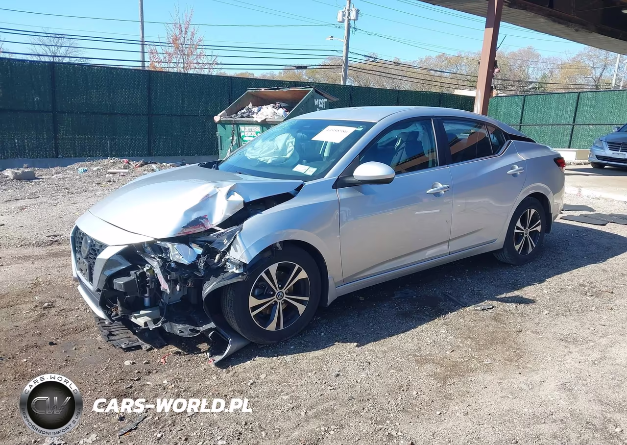 2021 Nissan Sentra Sv Xtronic Cvt VIN:3N1AB8CV1MY261589 - 2
