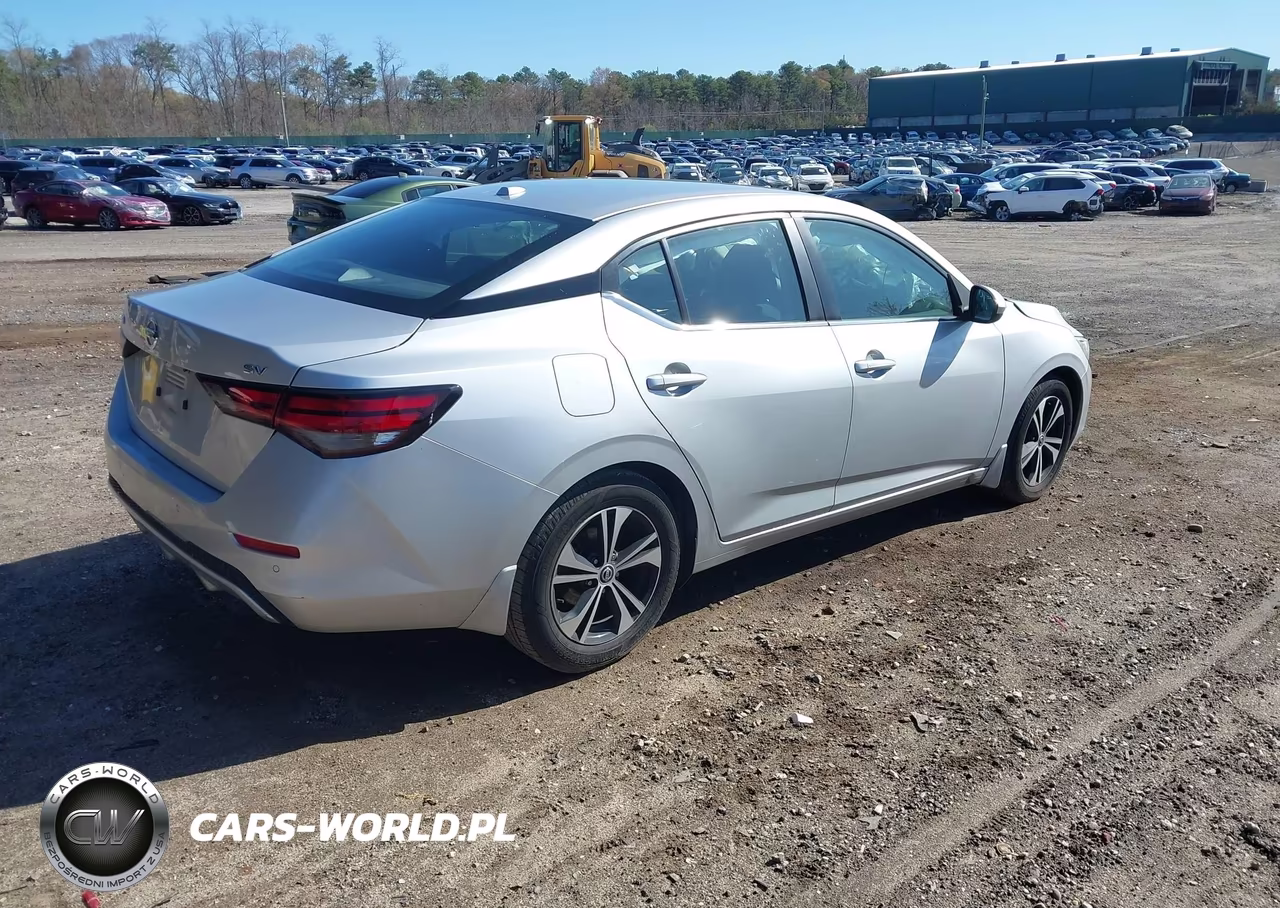 2021 Nissan Sentra Sv Xtronic Cvt VIN:3N1AB8CV1MY261589 - 4