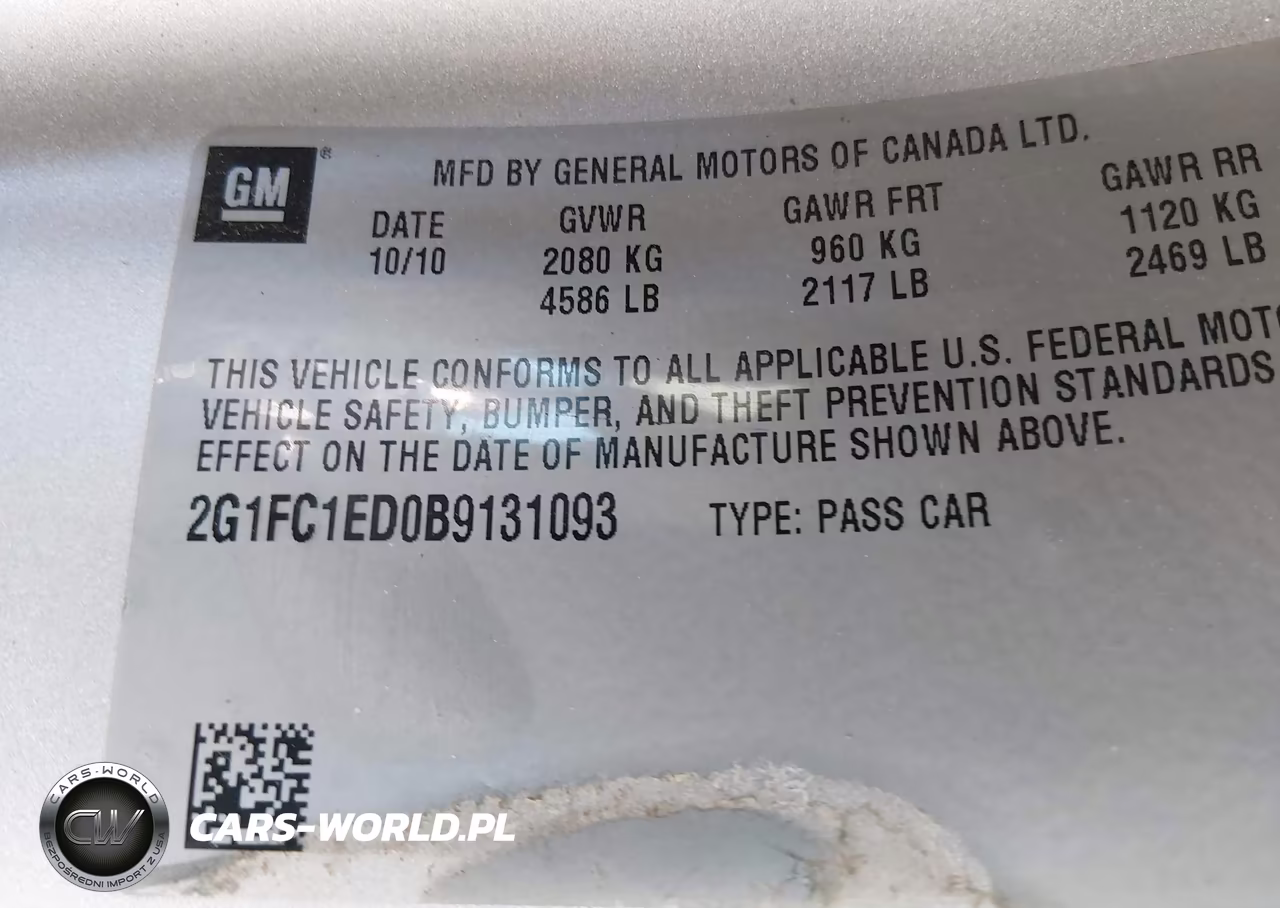 2011 Chevrolet Camaro 2Lt VIN:2G1FC1ED0B9131093 - 9