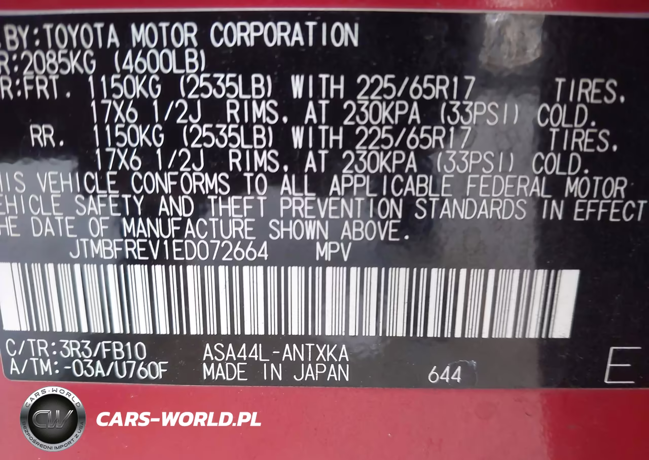 2014 Toyota Rav4 Le VIN:JTMBFREV1ED072664 - 9