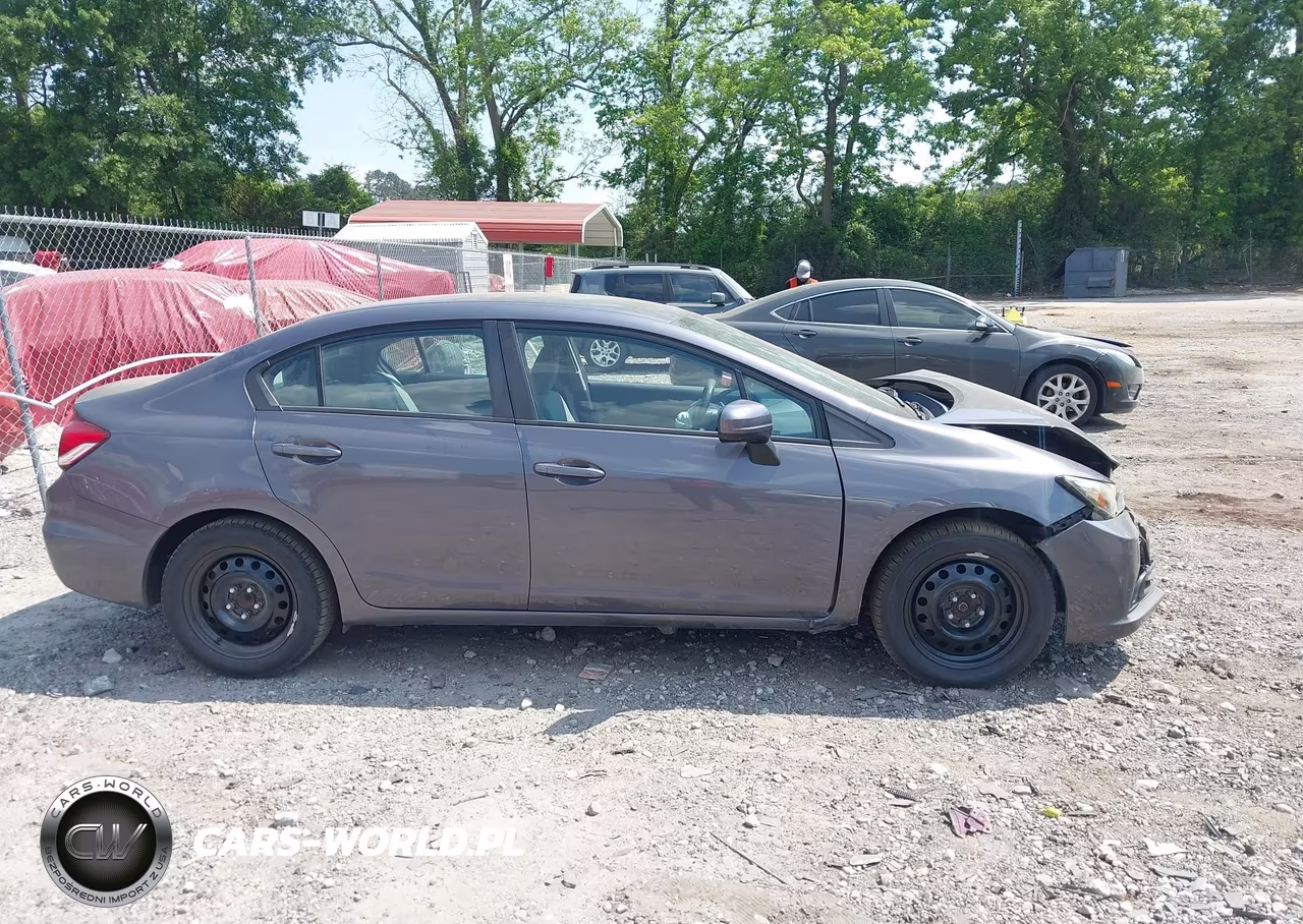 2014 Honda Civic Lx VIN:19XFB2F54EE020141 - 13