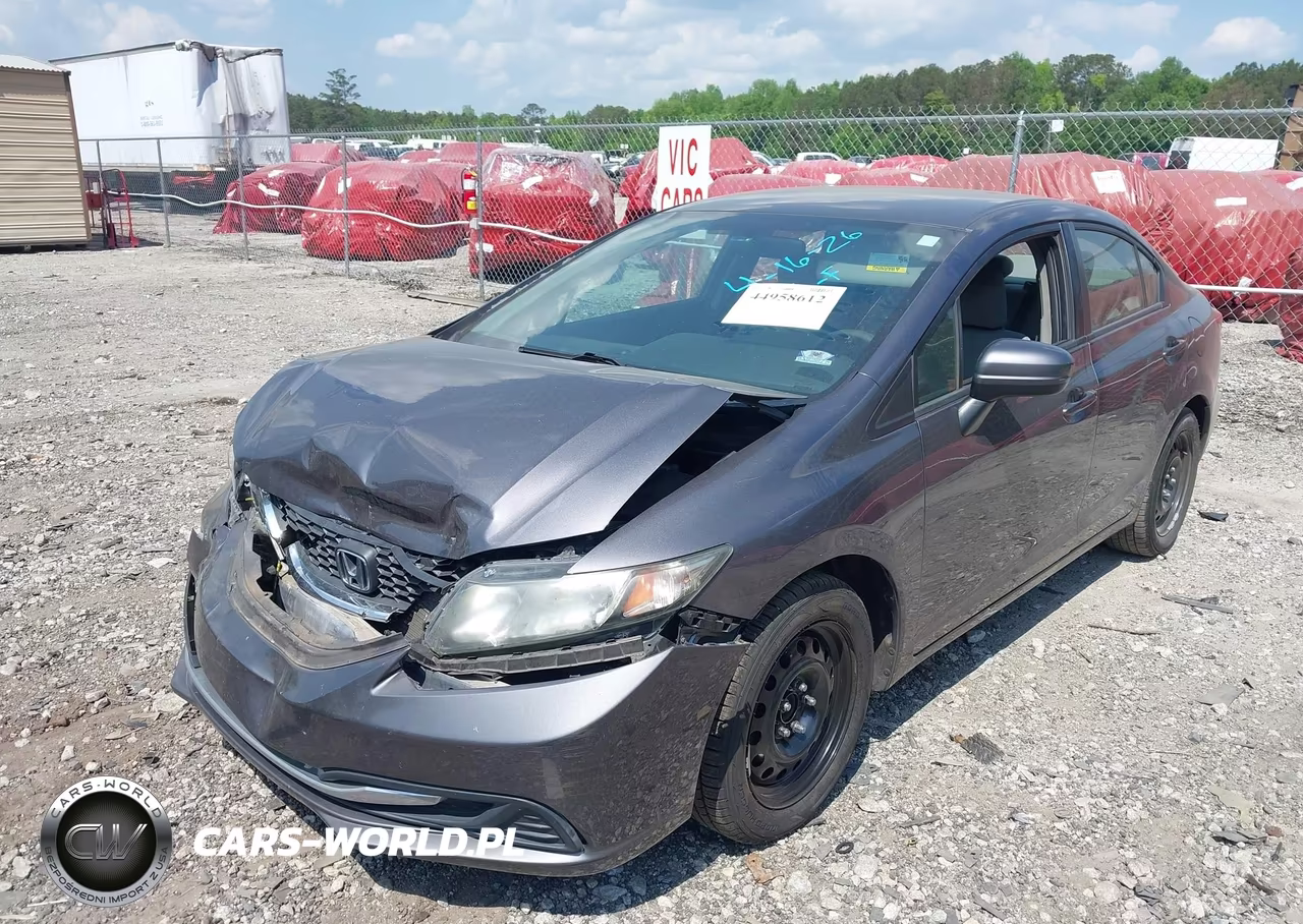 2014 Honda Civic Lx VIN:19XFB2F54EE020141 - 2