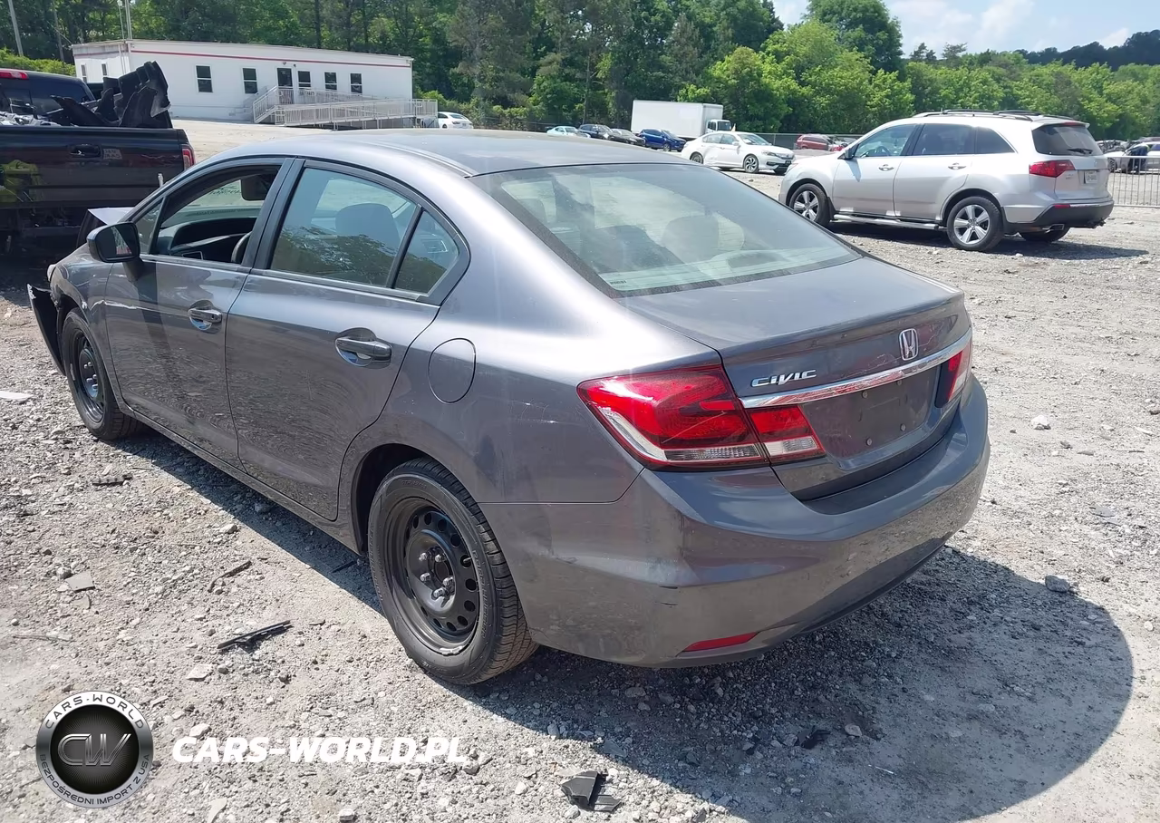 2014 Honda Civic Lx VIN:19XFB2F54EE020141 - 3