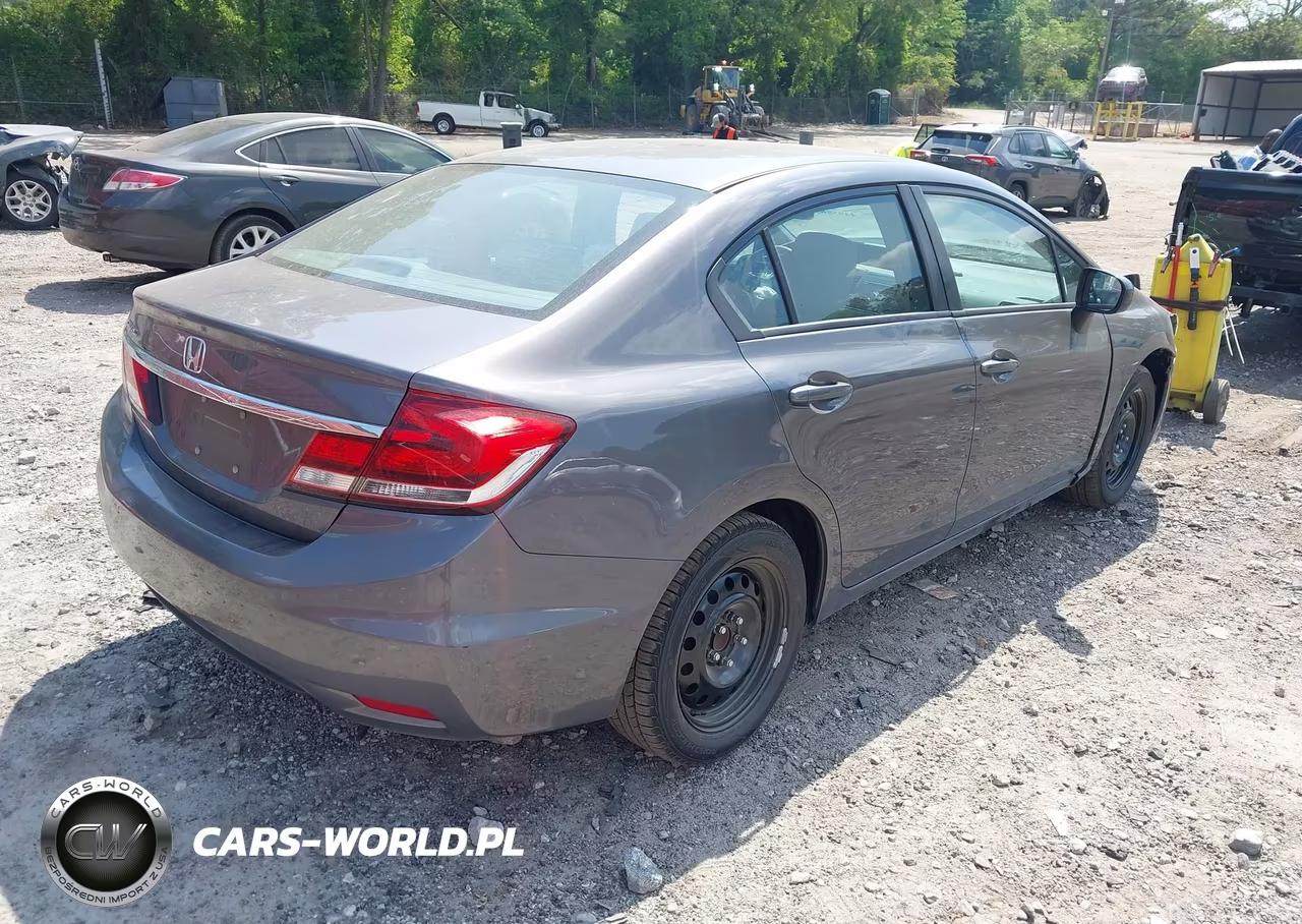2014 Honda Civic Lx VIN:19XFB2F54EE020141 - 4