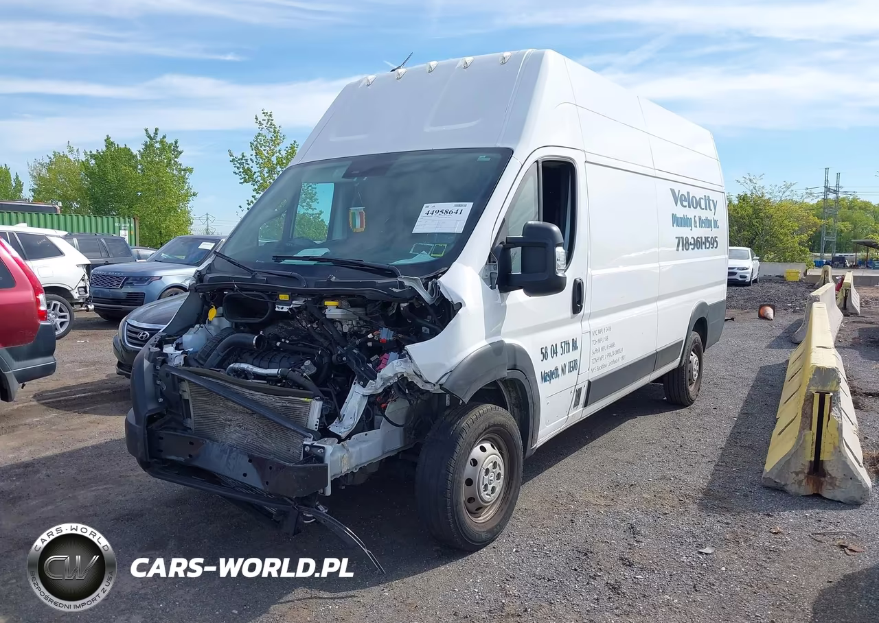 2023 Ram Promaster 3500 Cargo Van Super High Roof 159 Wb Ext VIN:3C6MRVZG9PE591717 - 2