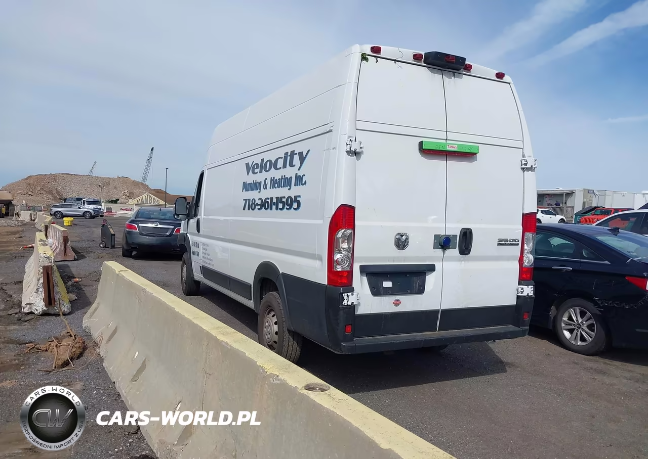 2023 Ram Promaster 3500 Cargo Van Super High Roof 159 Wb Ext VIN:3C6MRVZG9PE591717 - 3
