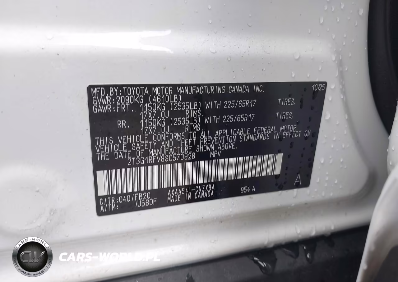2025 Toyota Rav4 Le VIN:2T3G1RFV8SC570928 - 9