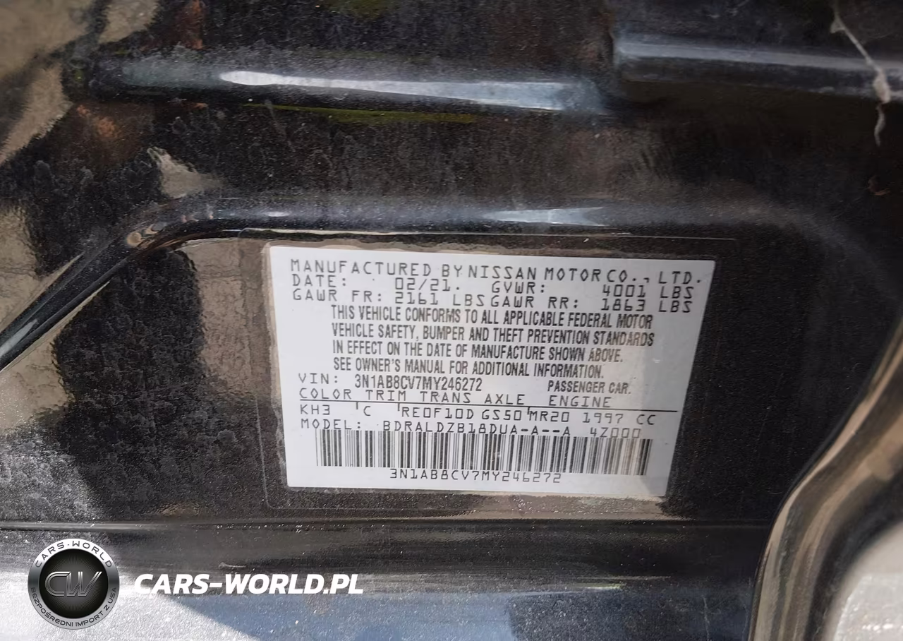 2021 Nissan Sentra Sv Xtronic Cvt VIN:3N1AB8CV7MY246272 - 9