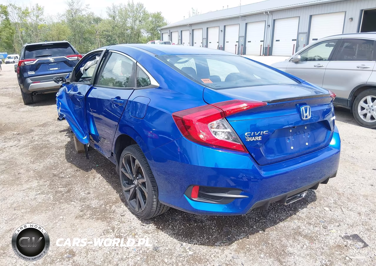2020 Honda Civic Sport VIN:2HGFC2F85LH501607 - 3