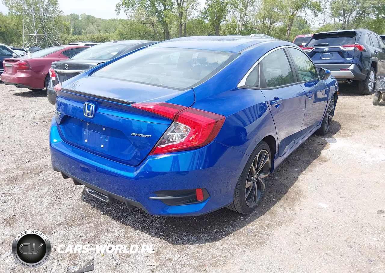 2020 Honda Civic Sport VIN:2HGFC2F85LH501607 - 4