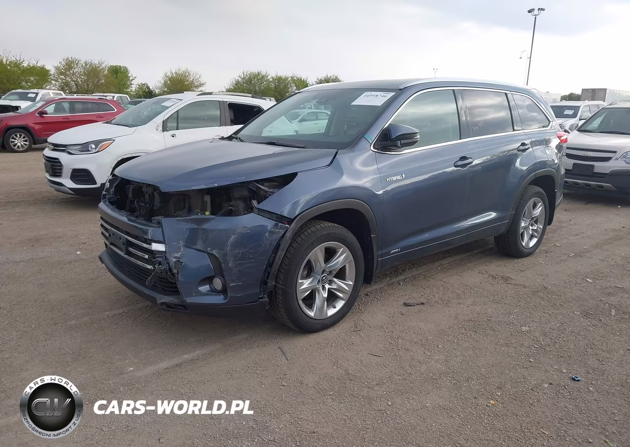 2018 Toyota Highlander Hybrid Limited VIN:5TDDGRFH2JS037922 - 2